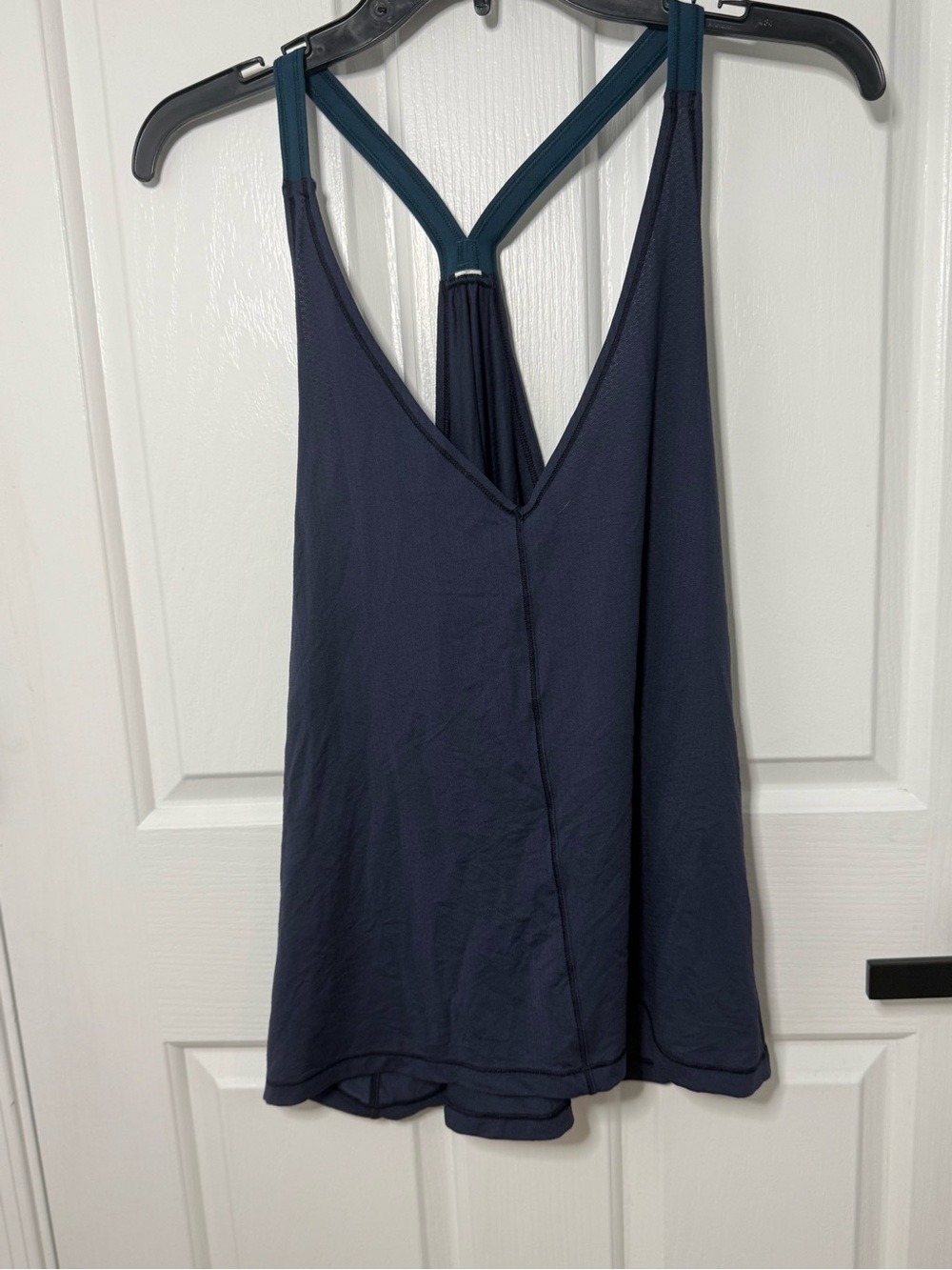 lululemon athletica Navy Racerback Flow Tank